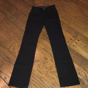Black Wrangler Q-Baby Boot Cut Jeans